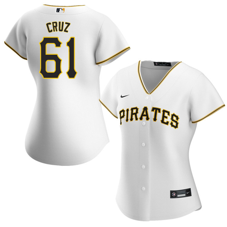 Nike Women #61 Oneil Cruz Pittsburgh Pirates Baseball Jerseys Sale-White